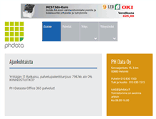 Tablet Screenshot of phdata.fi